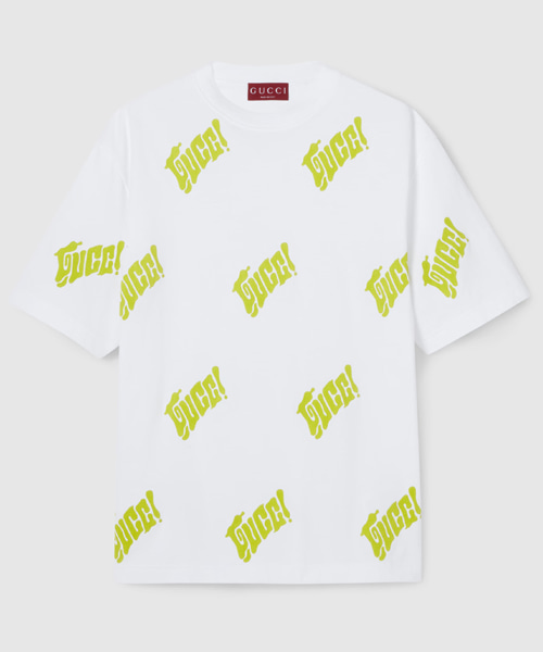 엠브로이더드 코튼 저지 티셔츠