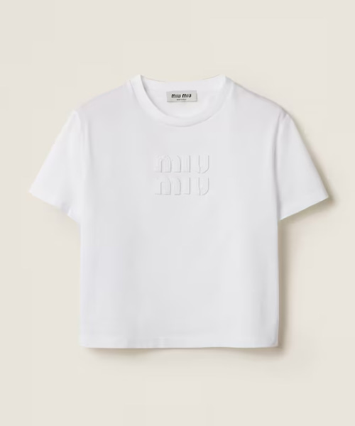 코튼 저지 티셔츠