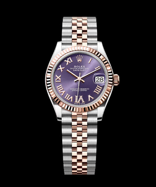 데이트저스트 에버로즈 골드 콤비 퍼플 31