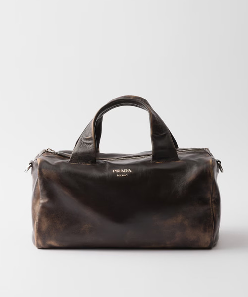 나파 가죽 더플 백