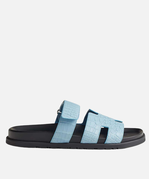 시프레 악어 가죽 샌들
