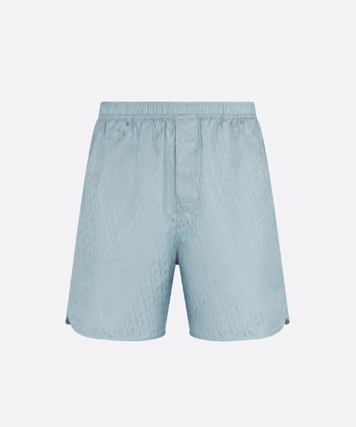 디올 오블리크 실크 코튼 자카드 쇼츠