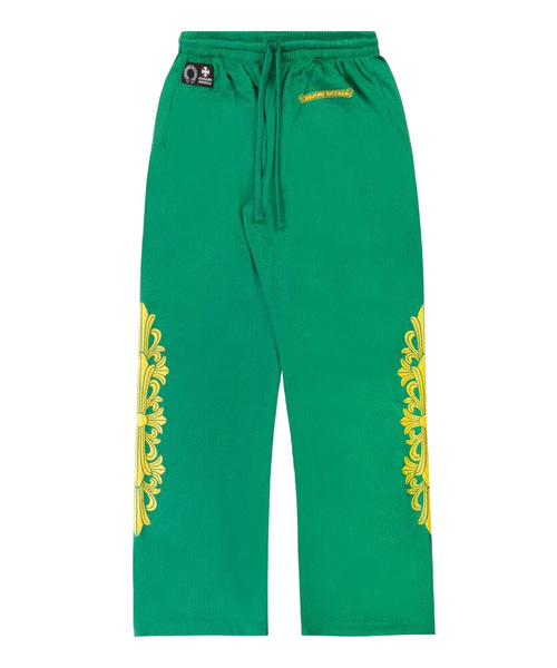 플로랄 메쉬 저지 팬츠