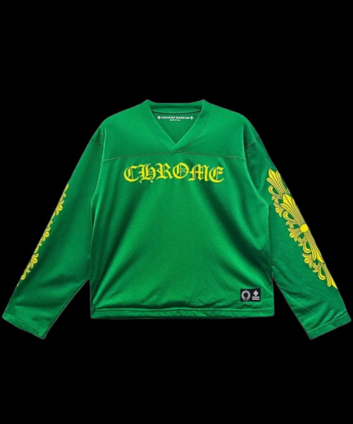 아이스 하키 롱 슬리브 메쉬 티셔츠