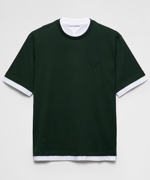 레이어드 코튼 티셔츠