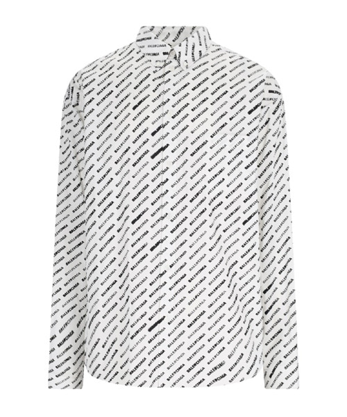 멀티 로고 프린트 올오버 셔츠