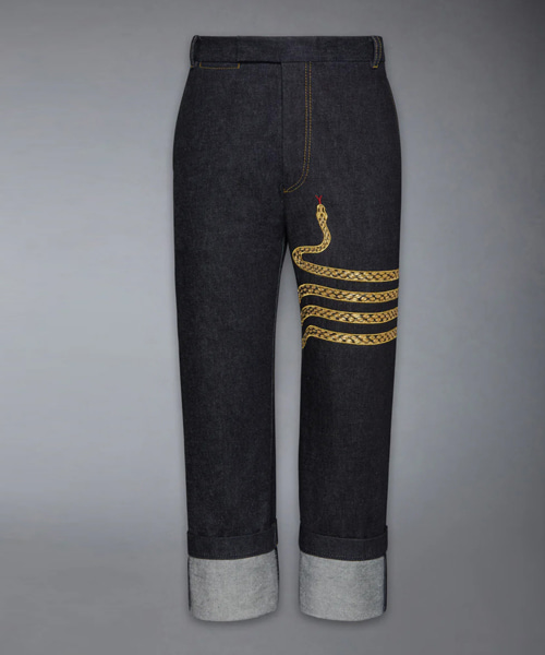 루나 뉴 이어 스트레이트 레그 팬츠