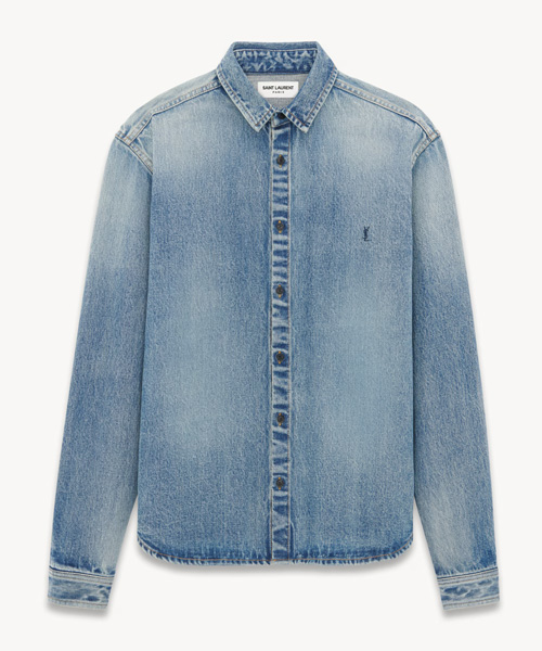 카산드라 셔츠 비치 블루 데님 트루빌 비치 블루