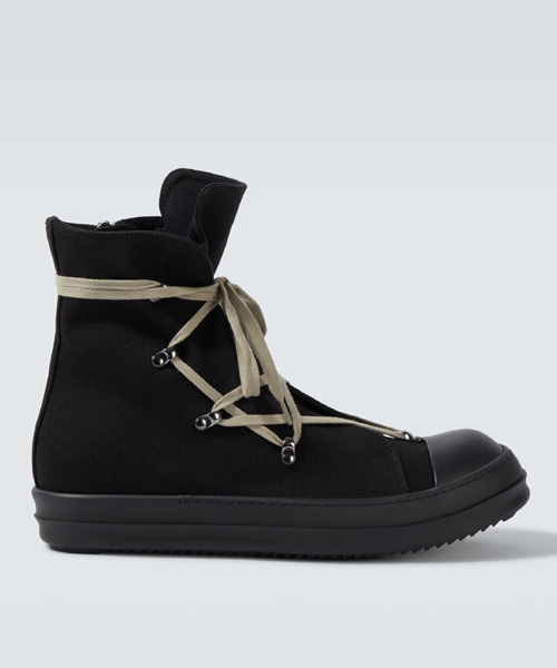 헥사 데님 하이탑 스니커즈