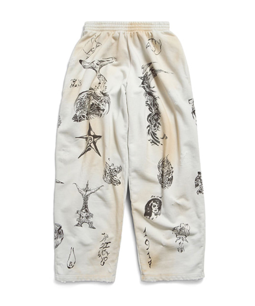 탯 배기 스웨트팬츠