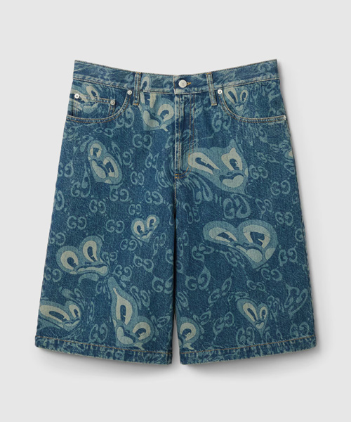 GG 리퀴드 하츠 데님 쇼츠