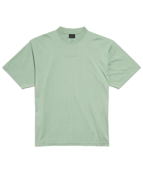 백 리플렉티브 코튼 티셔츠