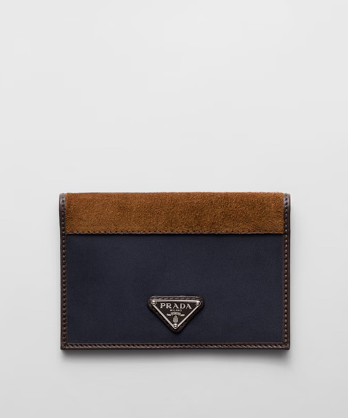 리나일론 및 가죽 여권 지갑