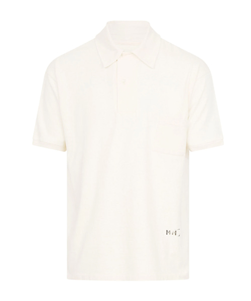 로고 코튼 폴로 셔츠