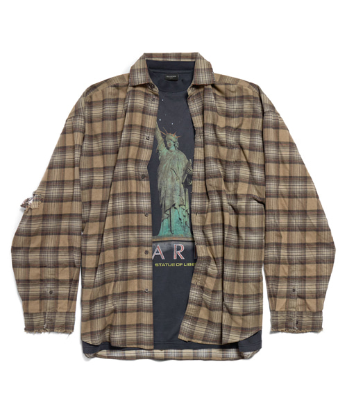 파리 리버티 레이어드 셔츠