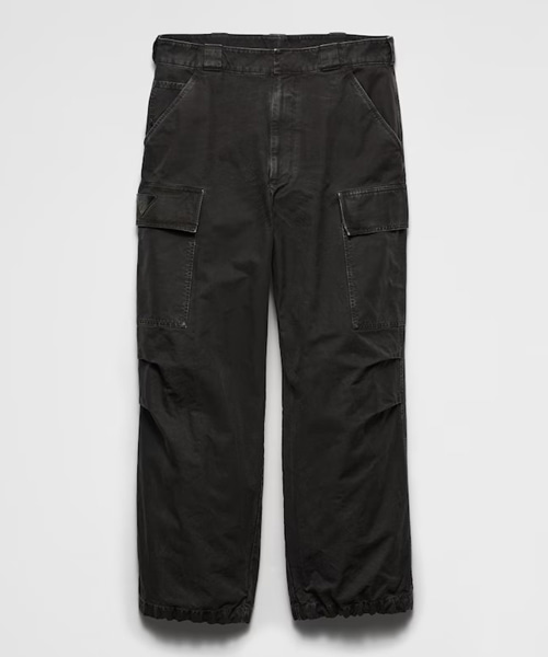 가먼트 다이 코튼 팬츠