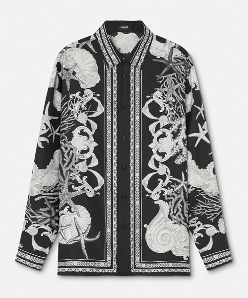 BAROCCO SEA 실크 셔츠