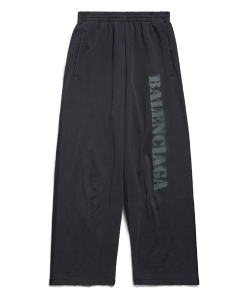 스텐실 타입 배기 스웨트팬츠