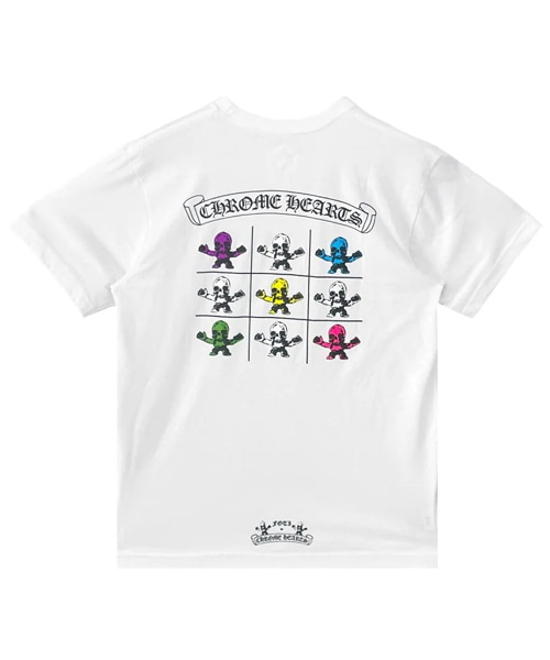 멀티 포티 숏 슬리브 코튼 티셔츠