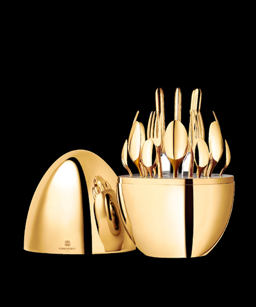 24-PIECE 금도금 식기 세트