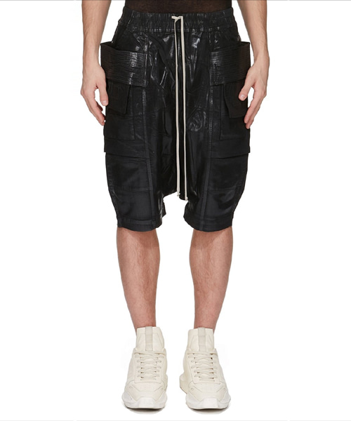 코팅 밴딩 와이드 쇼츠