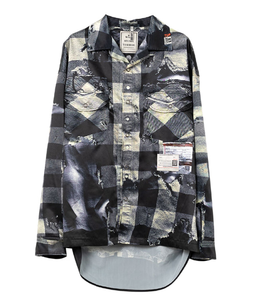 그래픽 프린트 올오버 셔츠