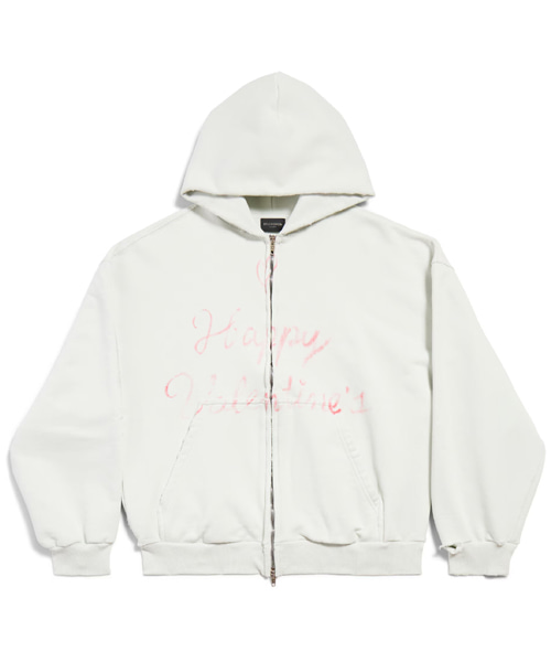 립스틱 발렌타인 집업 후디