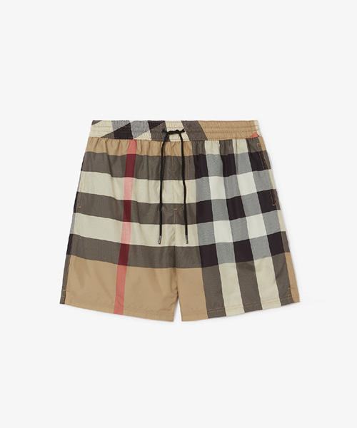 체크 스윔 쇼츠