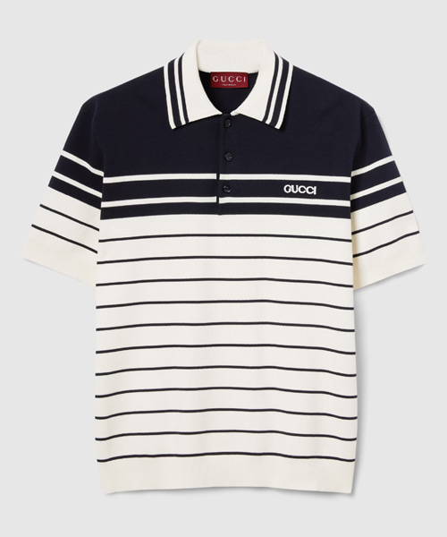 엠브로이더리 코튼 폴로 셔츠