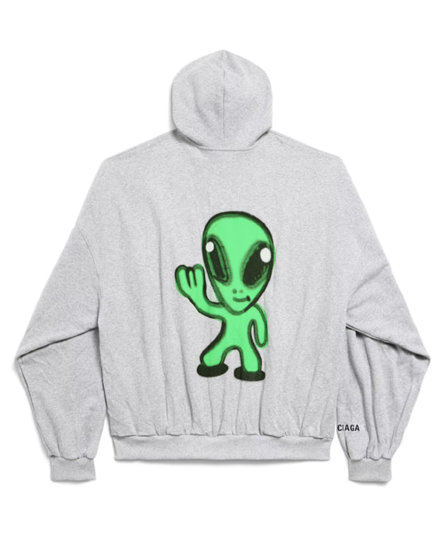 하이 데어 집업 후디