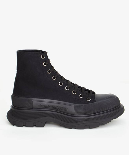 트레드 슬릭 하이탑 스니커즈