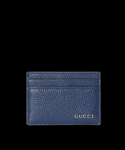 케이스 로고 블루 레더