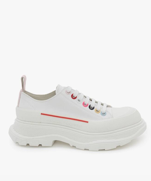 트레드 슬릭 레이스업 스니커즈