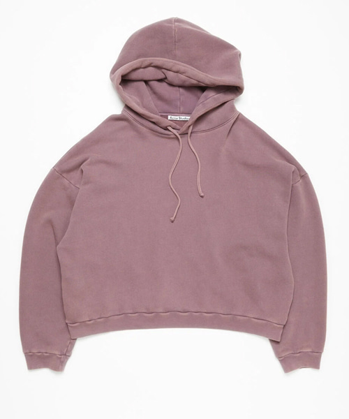 로고 패치 후드 스웨터