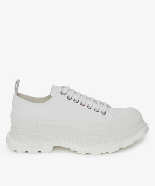 트레드 슬릭 레이스업 스니커즈