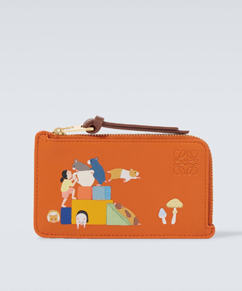 x SUNA FUJITA햄스터 가죽 카드 홀더