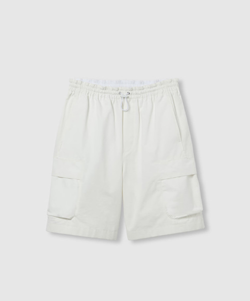 웹 스트라이프 립스탑 코튼 쇼츠