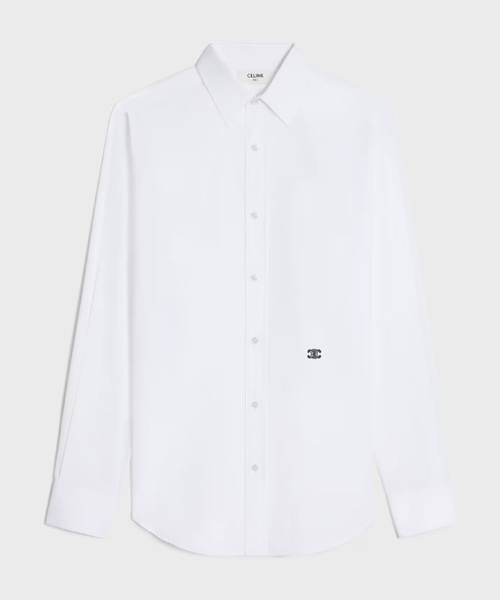 코튼 포플린 루즈 셔츠