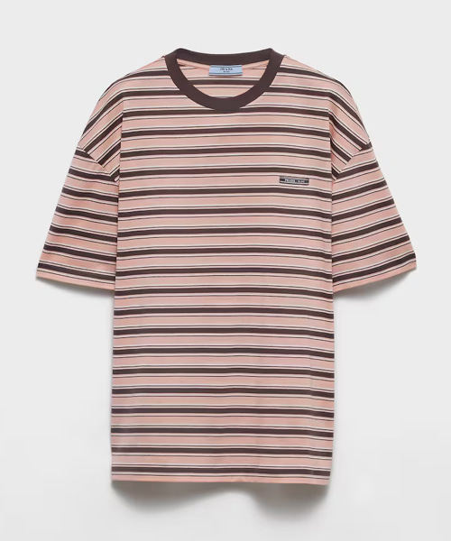 스트라이프 LISLE 코튼 티셔츠