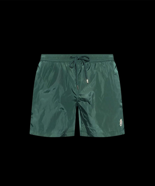 로고 패치 스윔 쇼츠