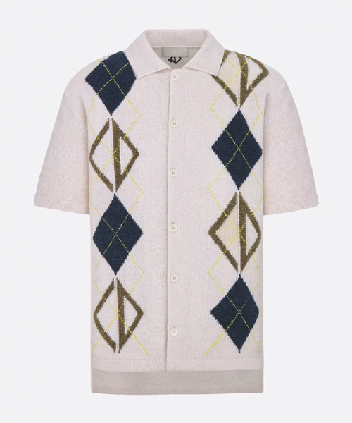 CD 다이아몬드 코튼 블렌드 인타샤 저지 셔츠