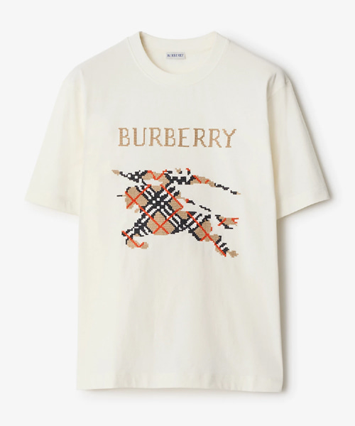 크로스 스티치 EKD 코튼 티셔츠