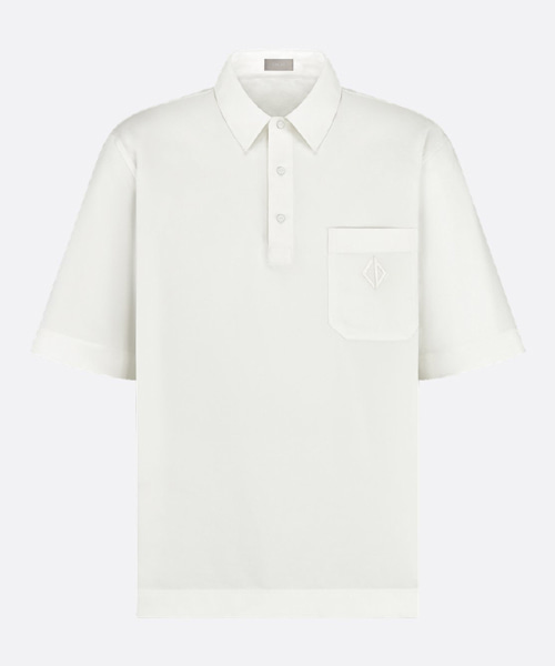 CD 다이아몬드 자수 폴로 셔츠