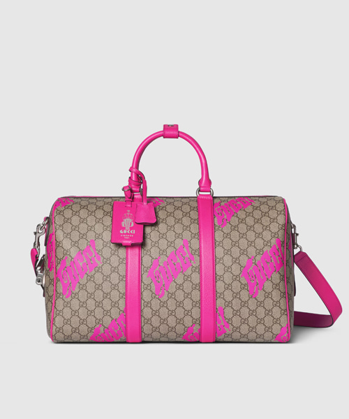 프린트 미디엄 더플백