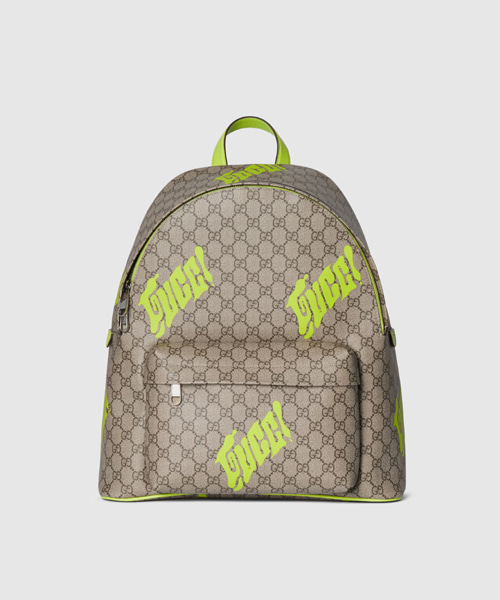 프린트 미디엄 백팩