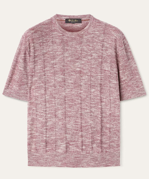 실크 리넨 토리 크루넥