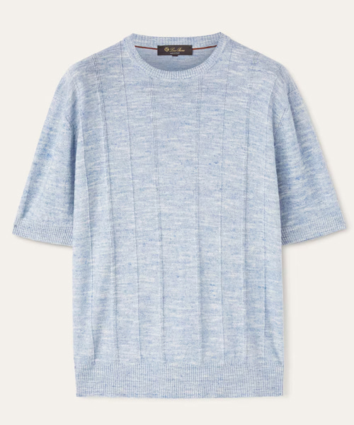 실크 리넨 토리 크루넥