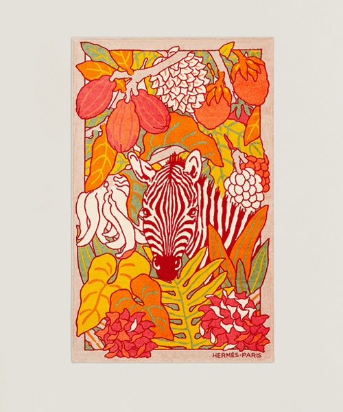 에르메스 비치 타월 (애니멀 프린트)