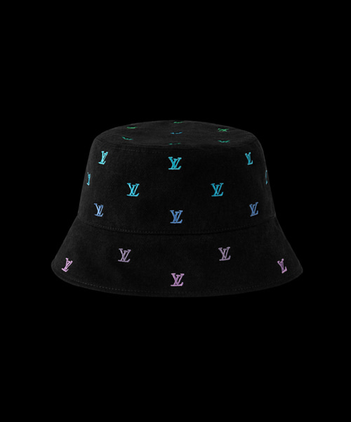 LV 블라종 셰이딩 데님 리버서블 버킷 햇