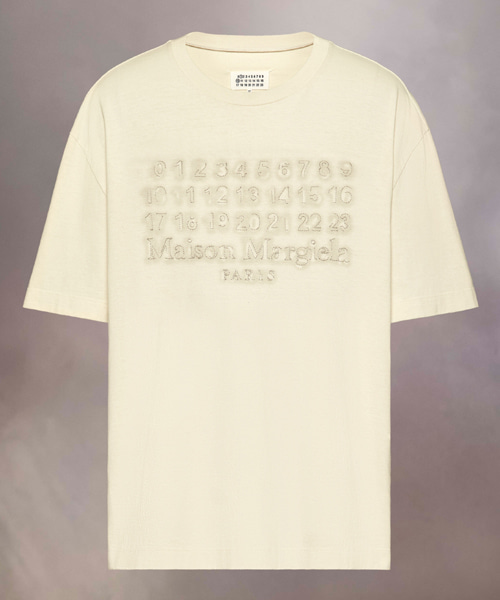 엠브로이더드 로고 코튼 티셔츠